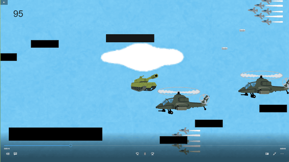 ゲーム画面のスクリーンショット