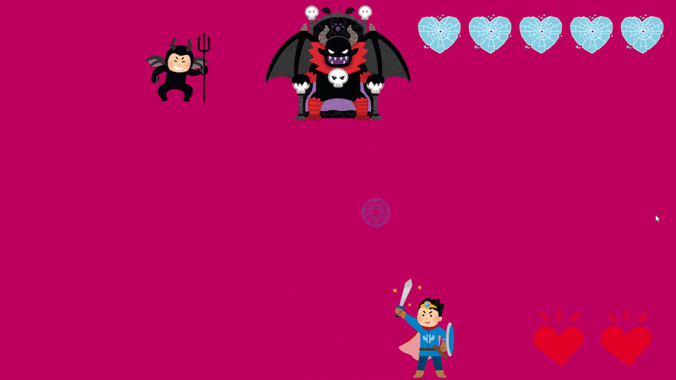 ゲーム画面のスクリーンショット